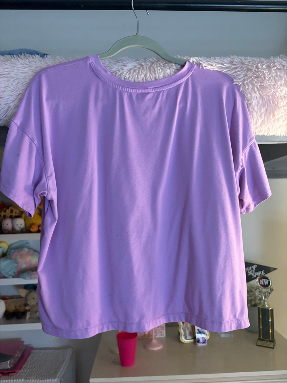 Dillards Casual Lavender Crewneck Women's Tee